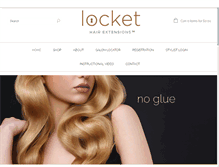 Tablet Screenshot of lockethair.com